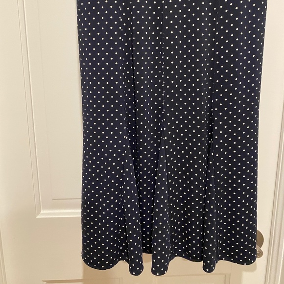 Beautiful Navy with White Polka Dots Dress -NEW! - Picture 3 of 6